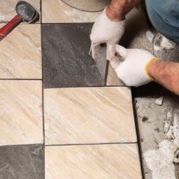 La pose de carreaux mosaïques en marbre par Pro Carreaux : un choix de qualité pour sublimer votre intérieur à Ris-Orangis